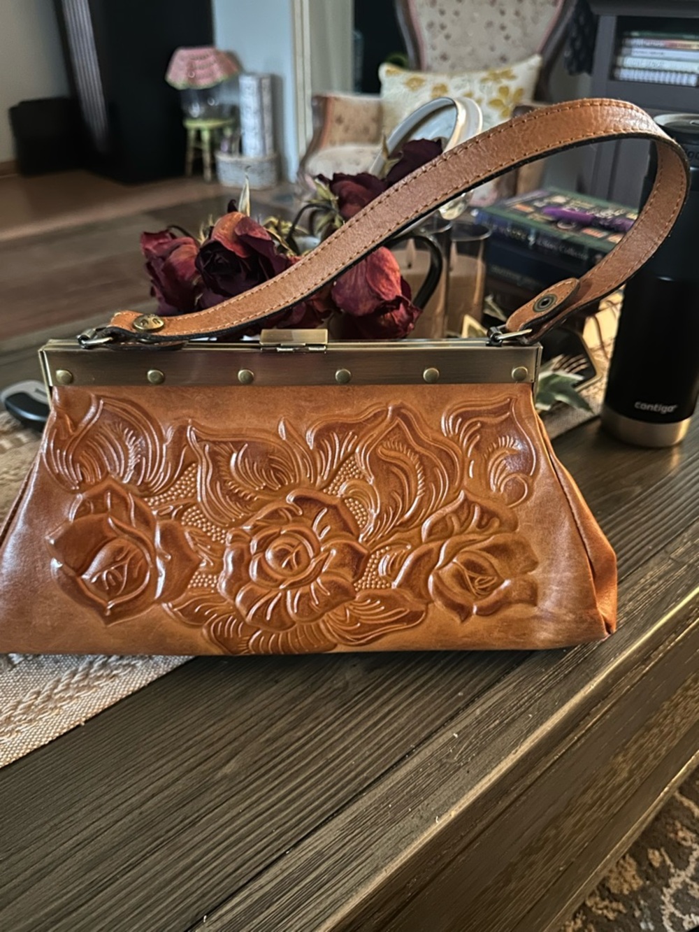 Patricia Nash Tooled Handbag